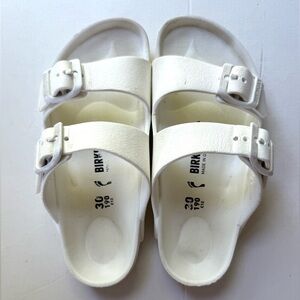 White PVC Birkenstocks